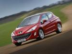 Peugeot 308 GT THP 175 3-Door 2009 года (UK)